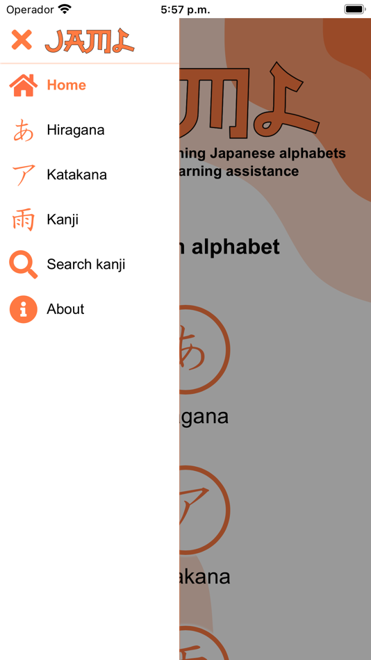 #2. JAML Learn Japanese Alphabets (iOS) 由: Jorge Hugo Sanz Saez