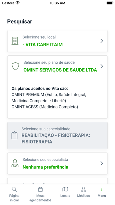 Ortopedia e Fisioterapia Screenshot