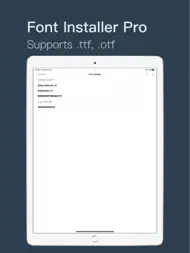 Font Installer Pro ipad bilder 1