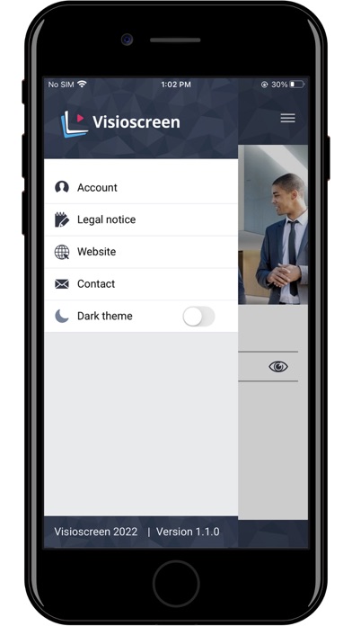 Screenshot 3 of Visioscreen App