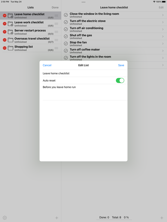 Screenshot #5 pour ActionList