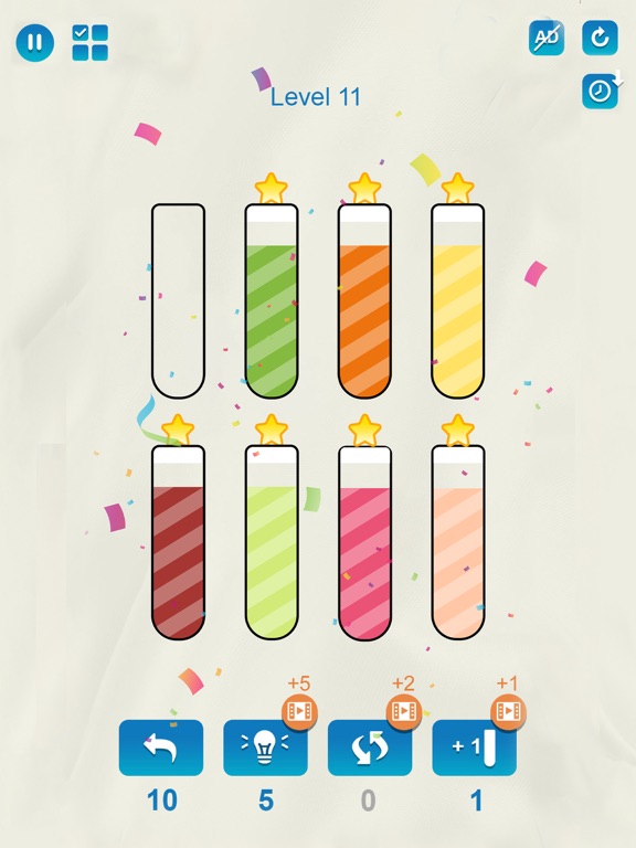 Sort Master - Water Puzzle iPad screenshot 5 - Games app