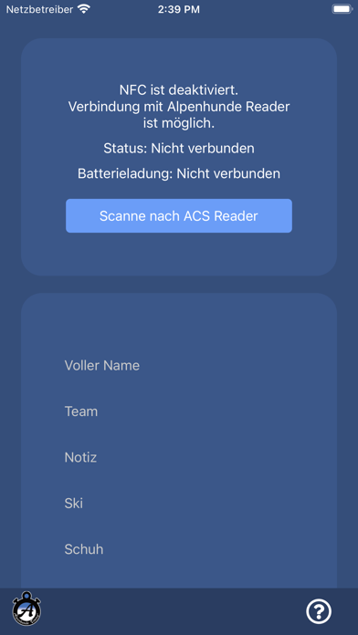Alpenhunde NFC Chip Screenshot