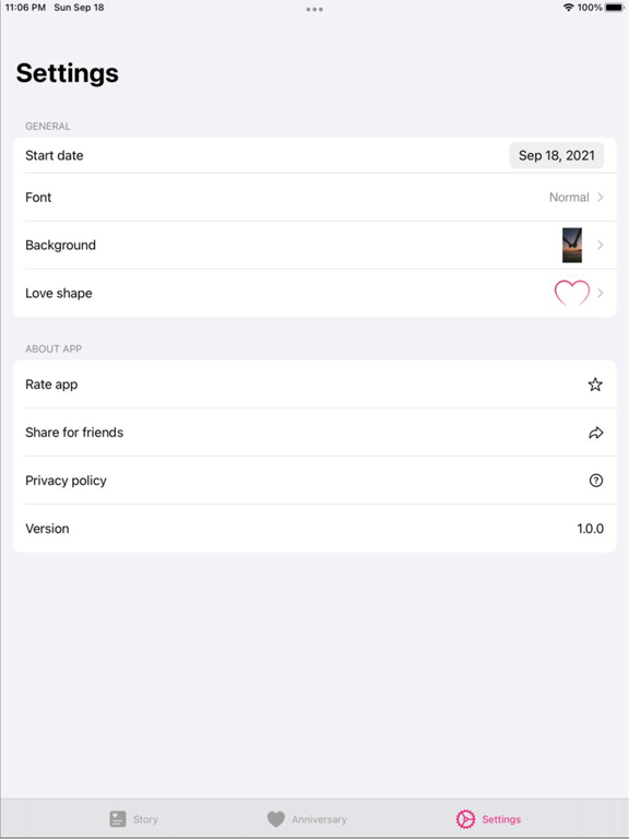 App screenshot