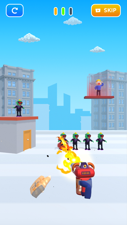 #5. Merge Hero Rescue (iOS) By: HAPMONKEY