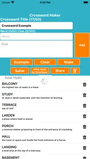 crossword maker omniglot iphone screenshot 1