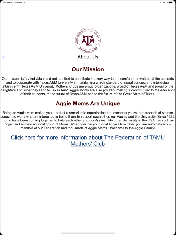 Aggie Moms of TAMU screenshot 2