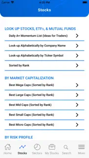 best stocks now iphone screenshot 1