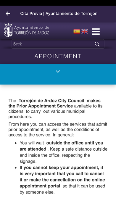 Torrejón de Ardoz Town Council Screenshot
