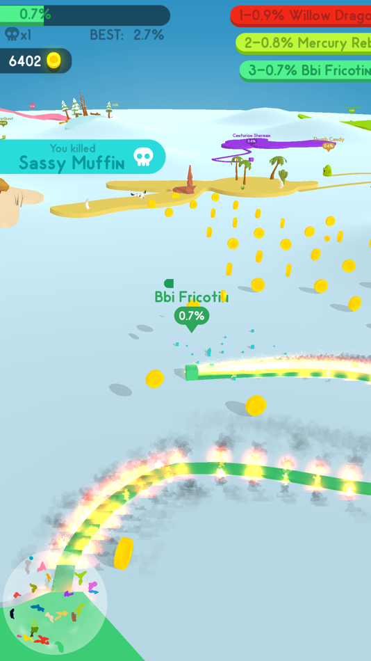 #5. Paper.io 4 (iOS) 由: Voodoo