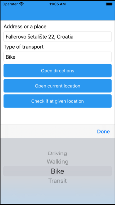 Find location - With Xamarin Screenshot