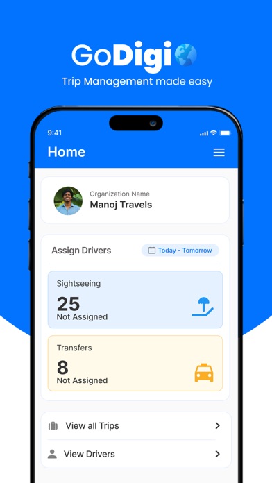 GoDigi - Trip Management Screenshot