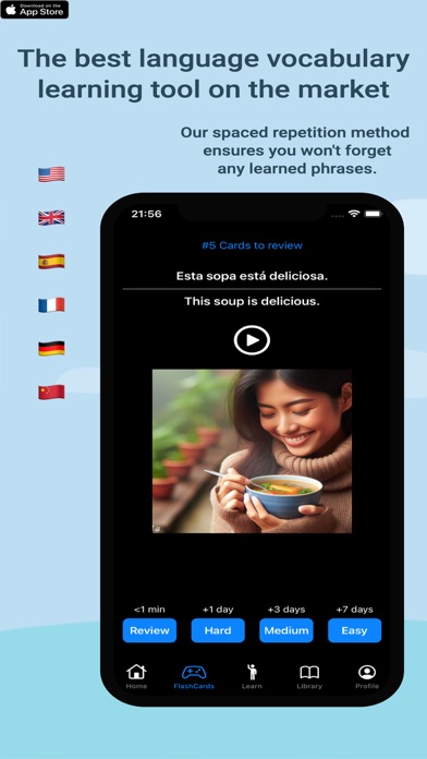 SpeakFlash - Language Learning Screenshot