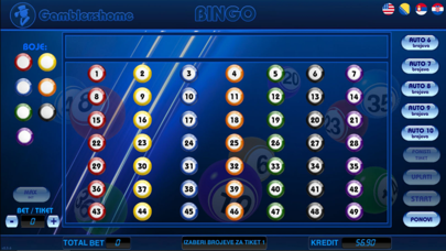 Gamblershome Bingo Screenshot
