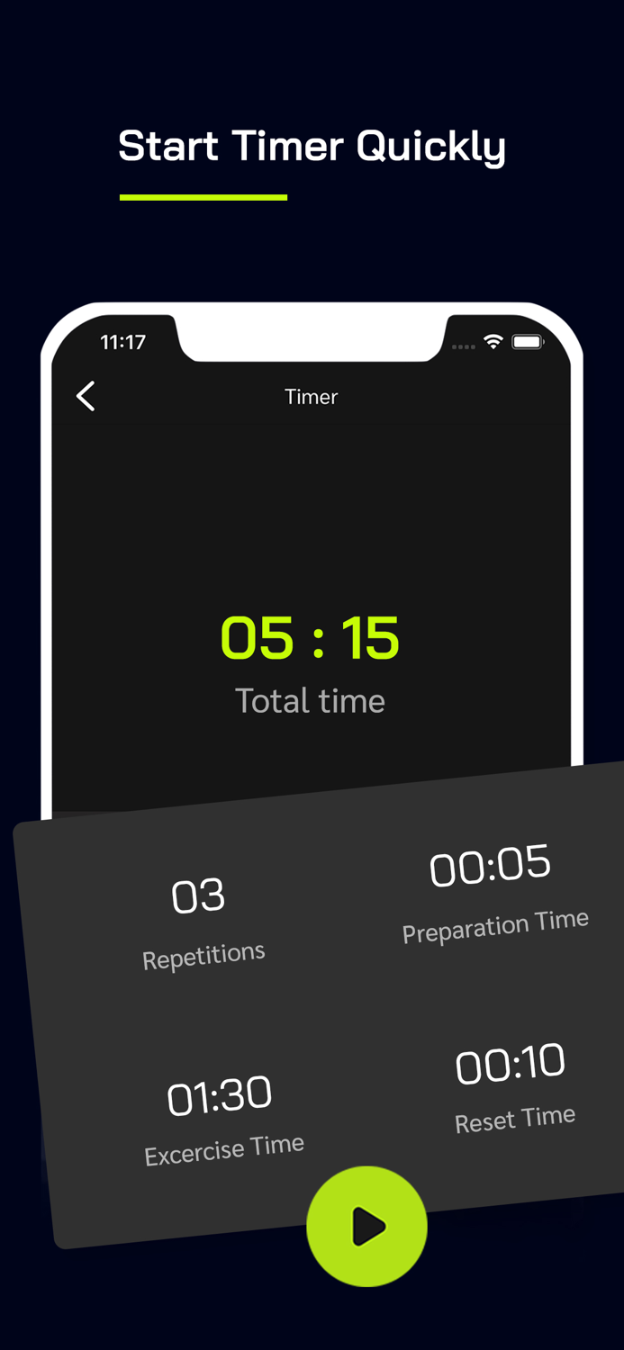 Workout Interval Speak Timer