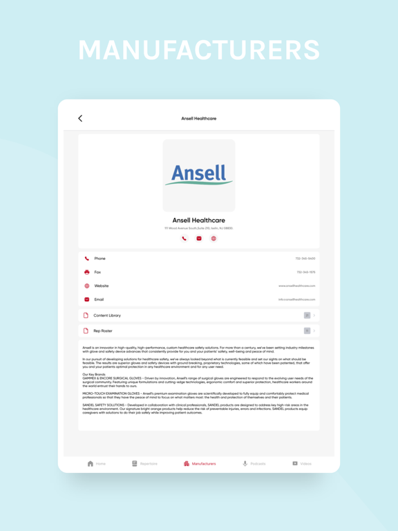 RepConnect iPad screenshot 3 - Business app