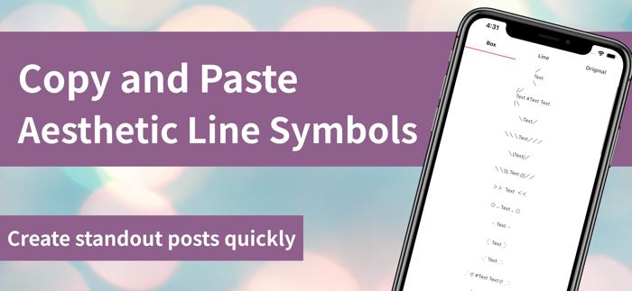 Text Art-borderslinessymbols