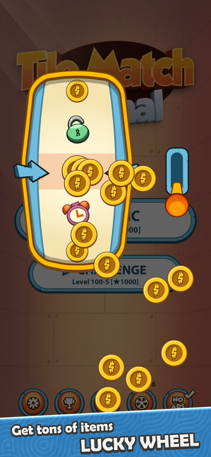 Tile Match Animal Link Puzzle