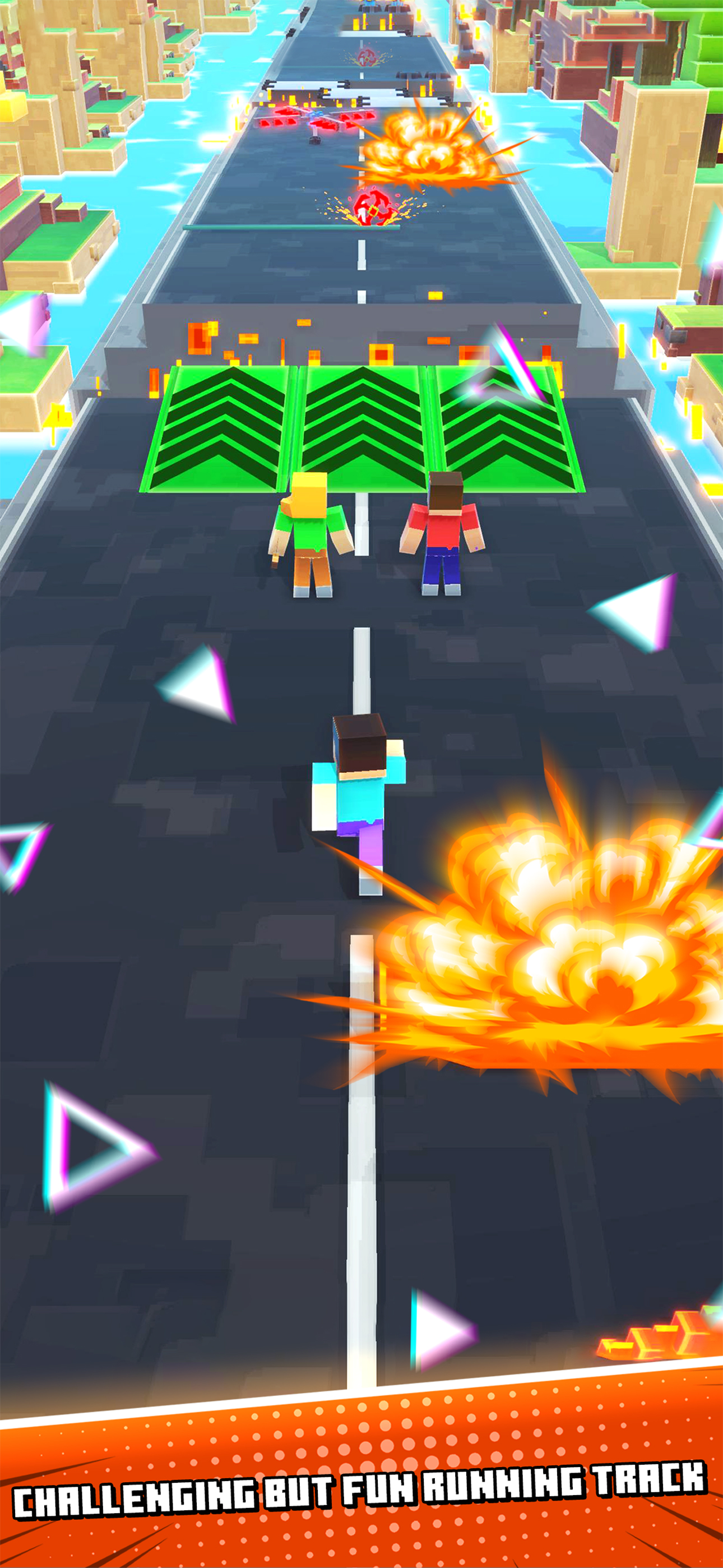 Hero Craft Merge: Run & Battle