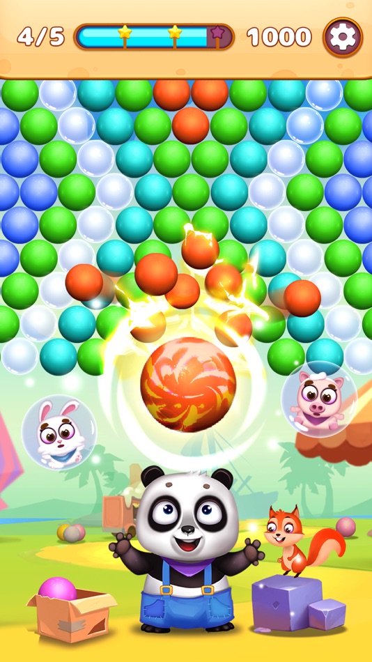#4. Panda Bubble Shooter Puzzle (iOS) By: Sonat Joint Stock Company