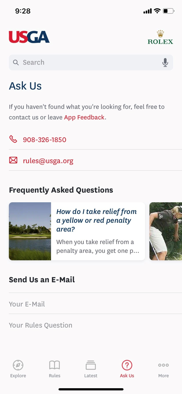 The Official Rules of Golf