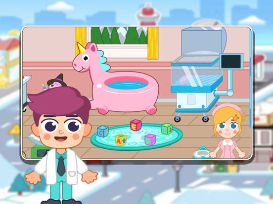 Bunny Ice and snow world iPad screenshot 3 - Entertainment app