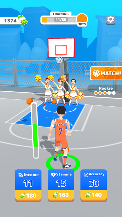 My Basketball Career Screenshot