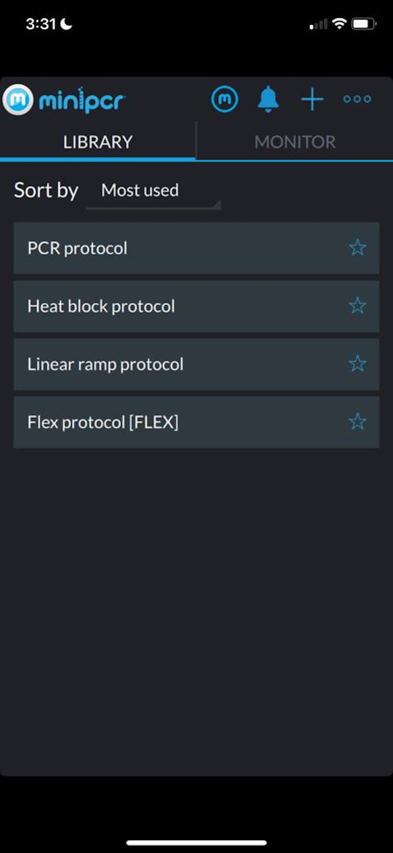 miniPCR v3 screenshot 2