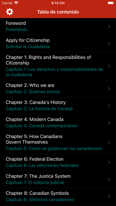 Screenshot #2 pour English-Spanish Citizenship