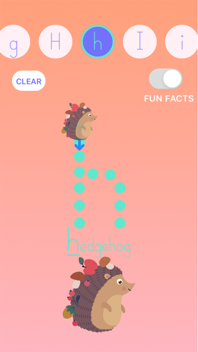 Screenshot #1 pour Alphabet Animals Learn Letters