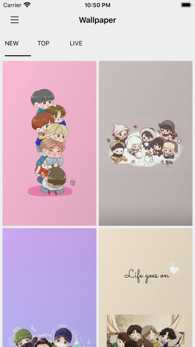Cute BTS Live Wallpapers HD Screenshot