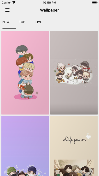 Cute BTS Live Wallpapers HDのおすすめ画像1