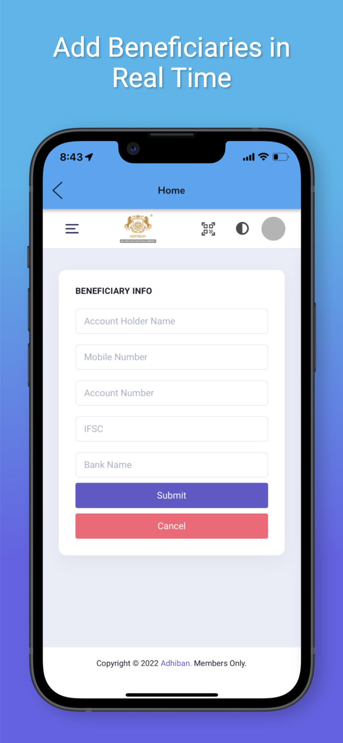 Adhiban - Mobile App