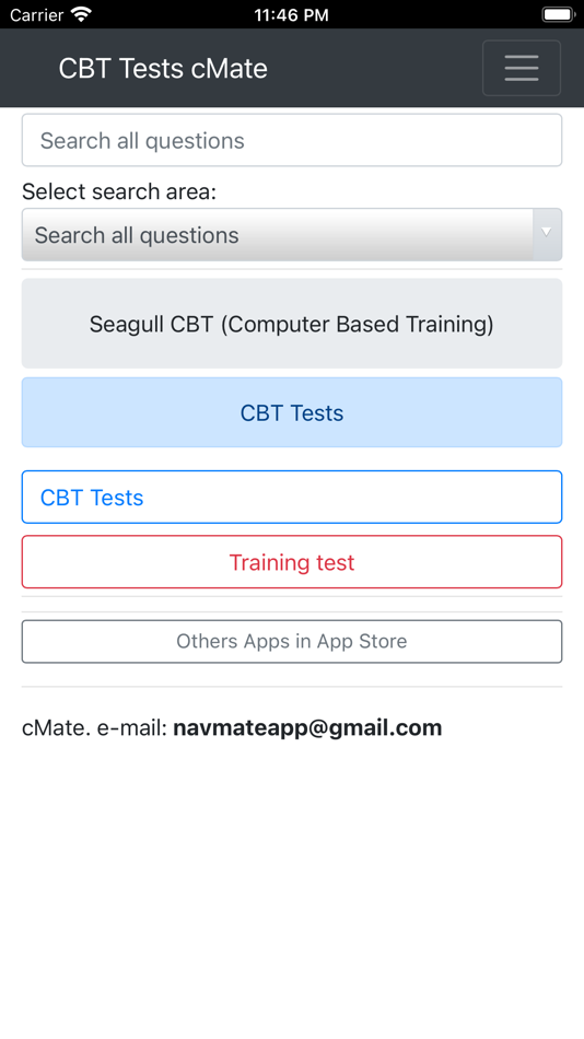 #1. CBT Tests - cMate (iOS) 由: Maxim Lukyanenko