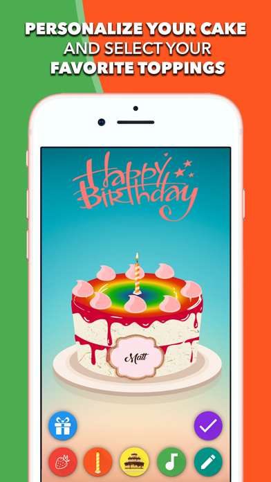 Birthday Cake-Blow out Candles Screenshot 4 - AppWisp.com Birthday Cake-Blow out Candles Screenshot 4 - AppWisp.com