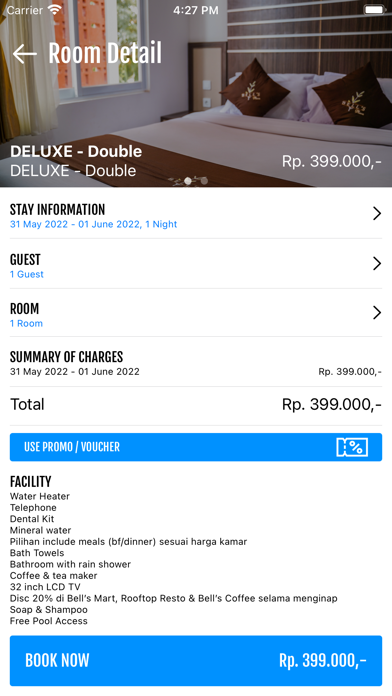 Bell's Place Hotel Screenshot