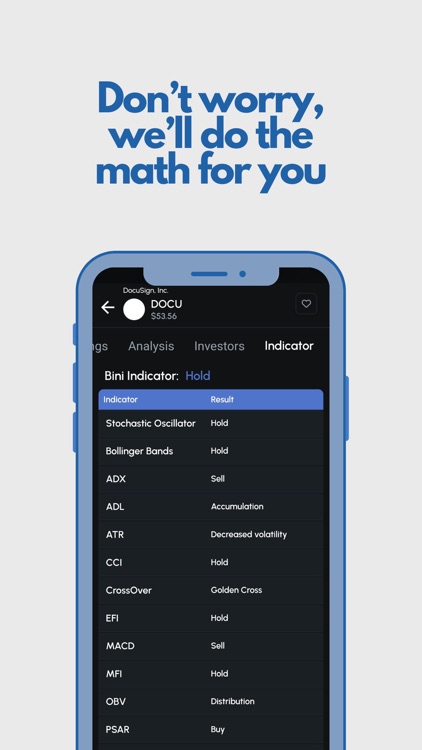 Bini: Understand Stocks Better