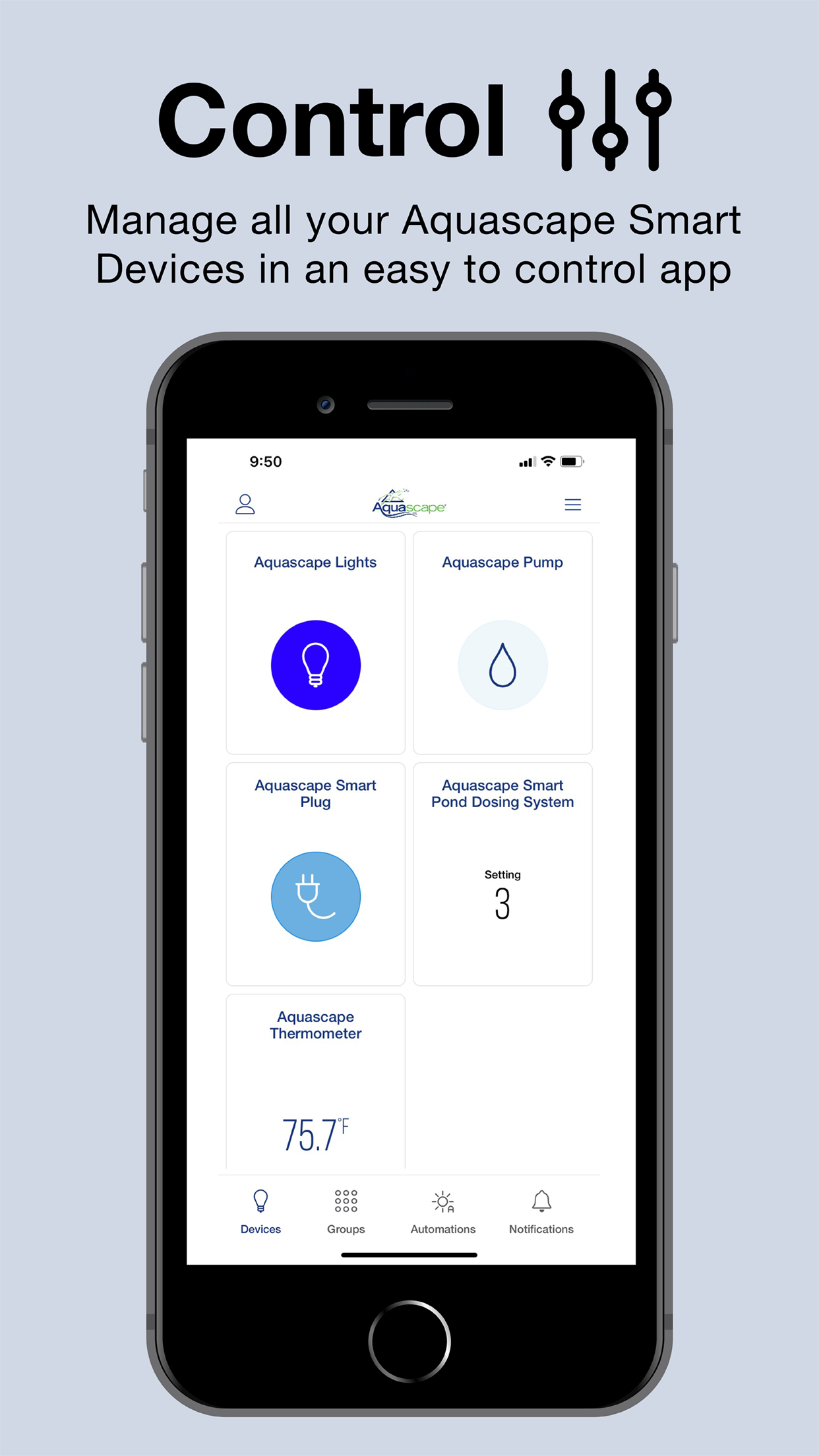 Aquascape Smart Control App