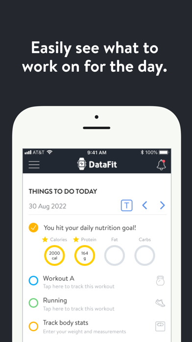 DataFit App Screenshot
