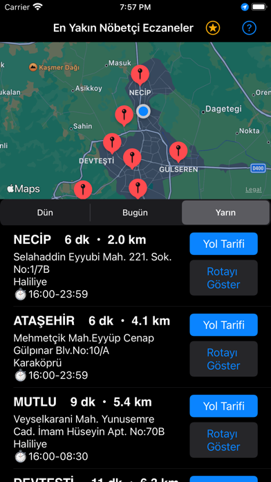 Nöbetçi Eczane + Screenshot