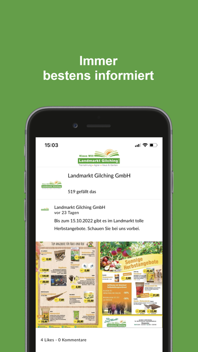 Landmarkt Gilching Screenshot