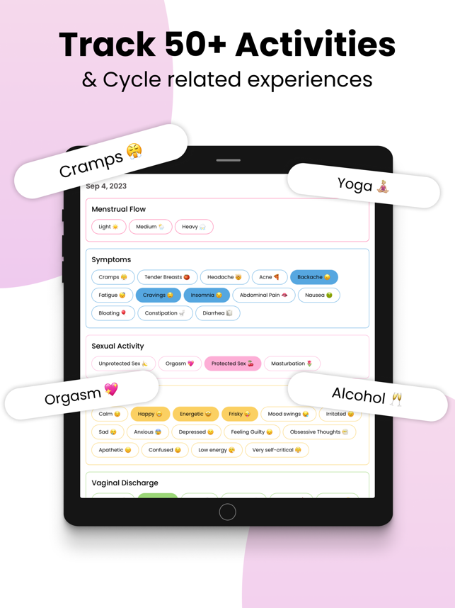 ‎Period Tracker & Cycle Syncing Screenshot