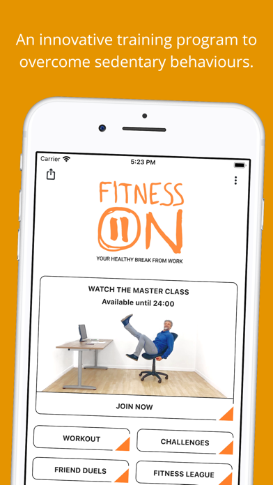 Fitness da Scrivania Screenshot