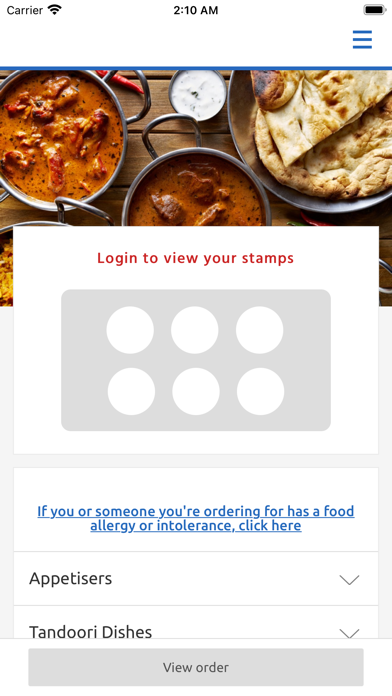 The Nawaabs Indian Restaurant, Screenshot