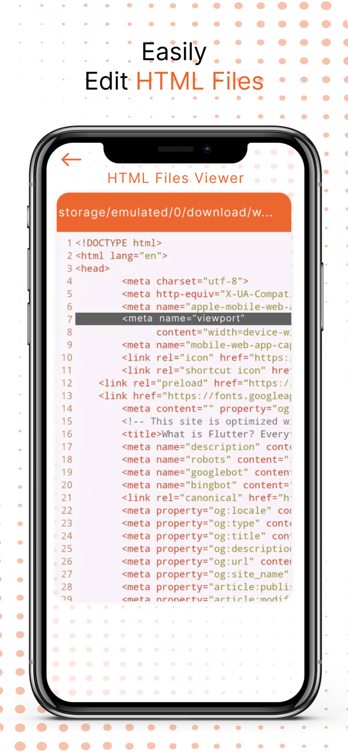 HTML File Viewer and HTML Editor