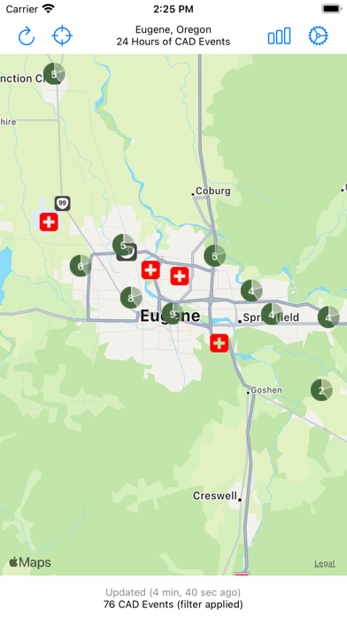 CAD - Eugene, Oregon Screenshot