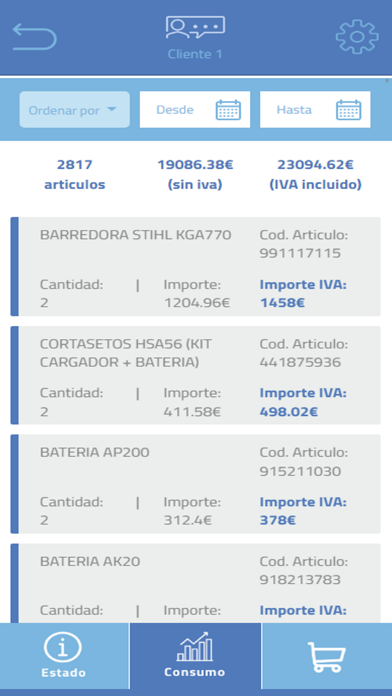 Firma de albaranes Screenshot