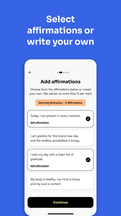 Affirmations with Affirma5 screenshot-3