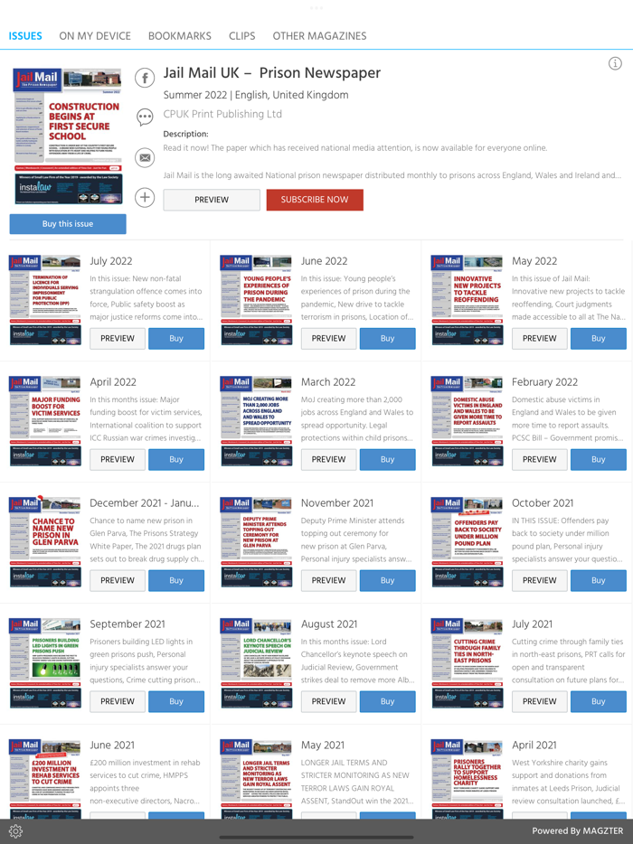 Jail Mail UK –Prison Newspaper