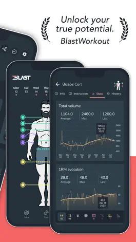 Game screenshot Blast - Gym Workout Tracker apk